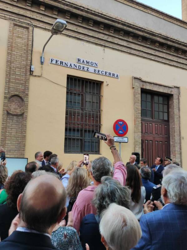 Don Ramón Fernández Becerra, ya tiene calle en Sevilla.