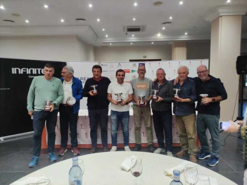 Celebrado el IX Campeonato de Golf de los Periodistas Deportivos de Andalucía Trofeo Reale Seguros con homenaje a Edu Abad y Santi Roldán