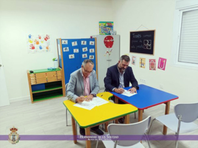 La Hermandad de la Soledad de Alcalá del Río becara a dos usuarios/as de la Fundación Tas