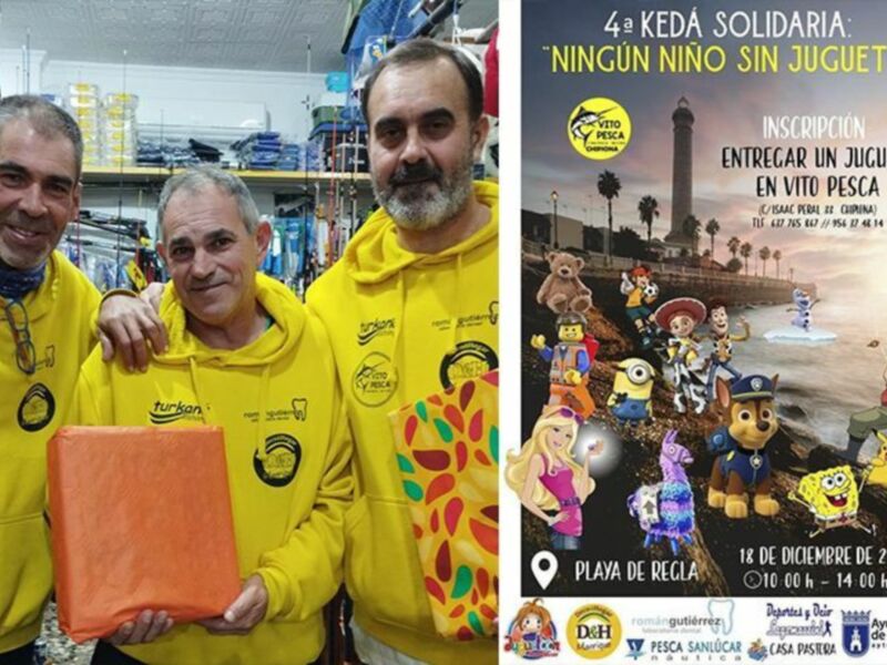El 18 de diciembre se celebrará la Kedá Solidaria de pesca ‘Ningún niño sin juguete’
