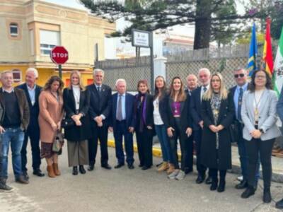 Una calle de Chipiona lleva desde el martes el nombre de Miguel Valdés Benítez, primer alcalde tras la Constitución de 1978