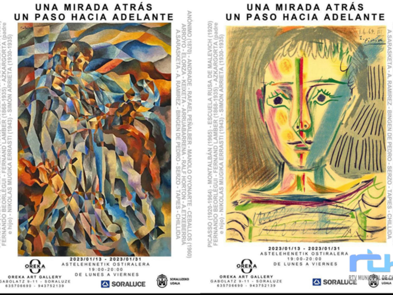 Pinturas de Montalbán y Ceballos coinciden con obras de Picasso y otros autores en una exposición que comienza mañana en Guipúzcoa