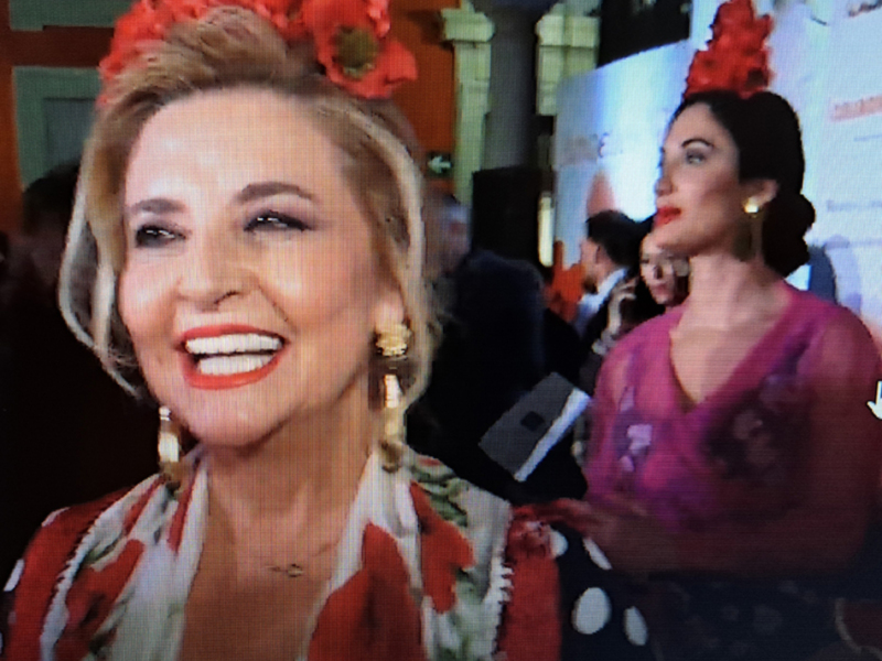 La periodista Inmaculada Casal recibe el galardón 'Flamenca con Arte 2023'