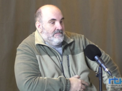 Francisco José Junquero muy ilusionado por la presentación de su marcha para Nuestra Señora de los Dolores