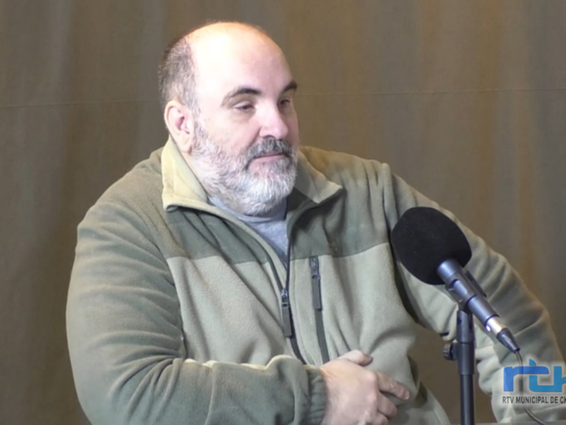 Francisco José Junquero muy ilusionado por la presentación de su marcha para Nuestra Señora de los Dolores