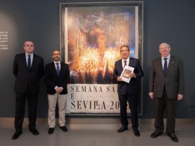 NP Y FOTO: Antonio Pulido, presidente de la Fundación Cajasol, inaugura la exposición “Daniel Franca + Semana Santa”