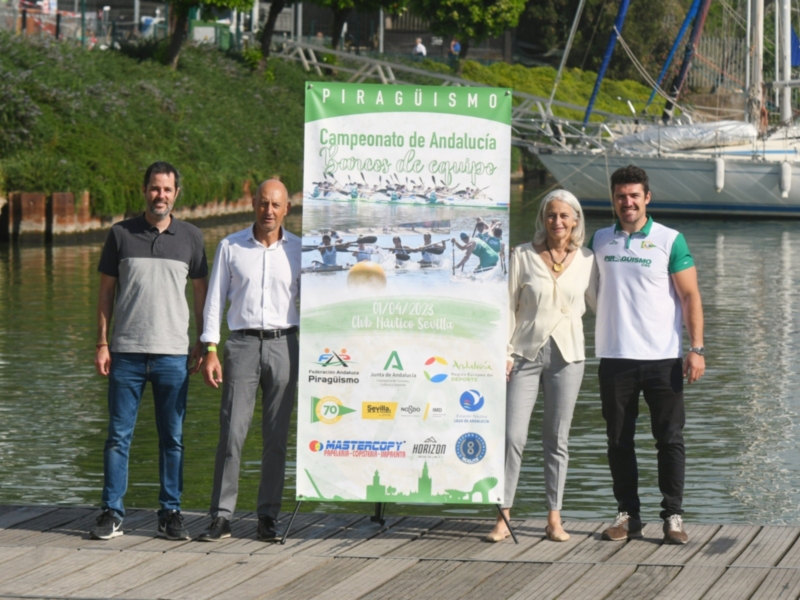 El Club Náutico, sede del Campeonato de Andalucía de barcos de equipo de piragüismo