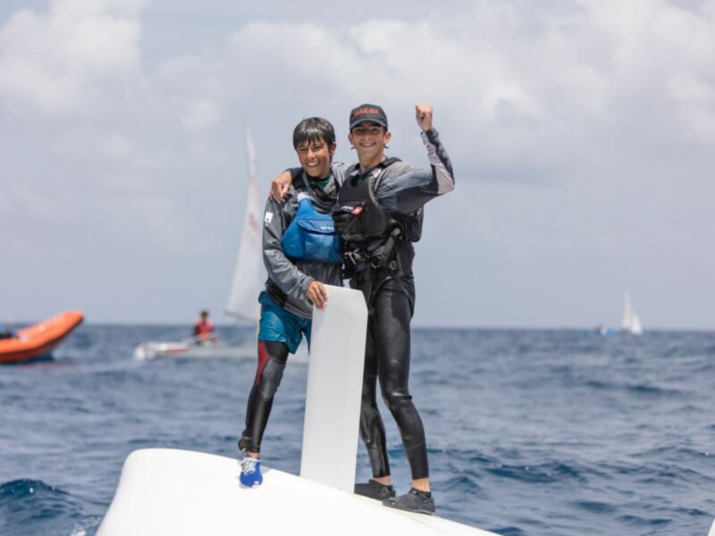 Título sevillano en el Campeonato de España de vela en la clase 420