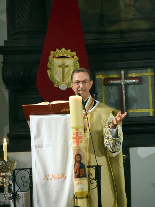 El Rvdo. Amador Domínguez presidió la Función Solemne de San Hermenegildo en Sevilla.