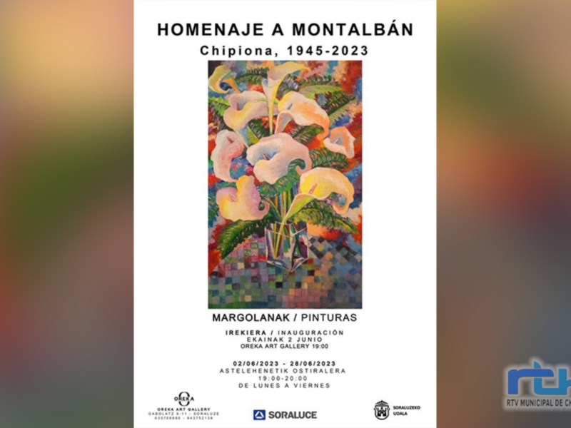La galería de arte guipuzcoana Oreka ofrecerá en junio una exposición homenaje al chipionero Diego Montalbán