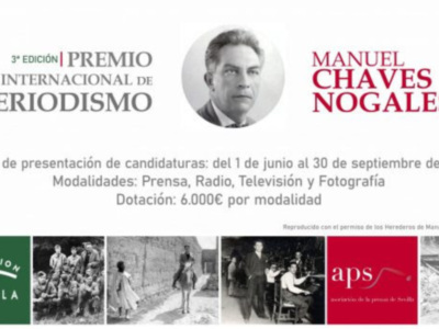 Bases de la 3ª edición · Premio Internacional de Periodismo ‘Manuel Chaves Nogales’