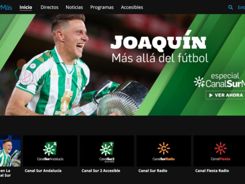 CanalSur Más lanza el especial "Joaquín: Más allá del fútbol"