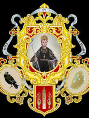 La corporación cofrade de Grupo de Fieles de San Benito Abad de Sevilla cuenta ya con un nuevo escudo
