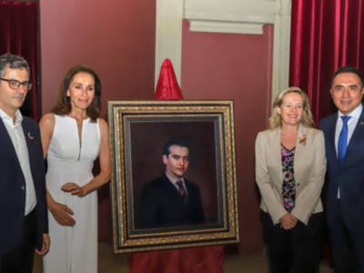 El pintor Antonio Montiel inmortaliza a Lorca para la Galería de Ilustres del Ateneo de Madrid