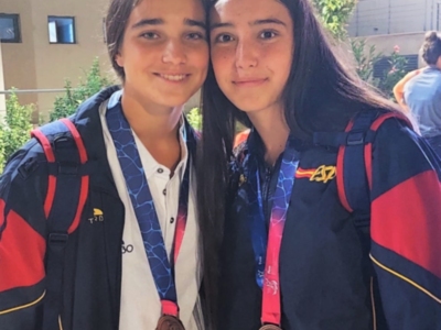 Dupla nazarena en el Campeonato de Europa juvenil femenino