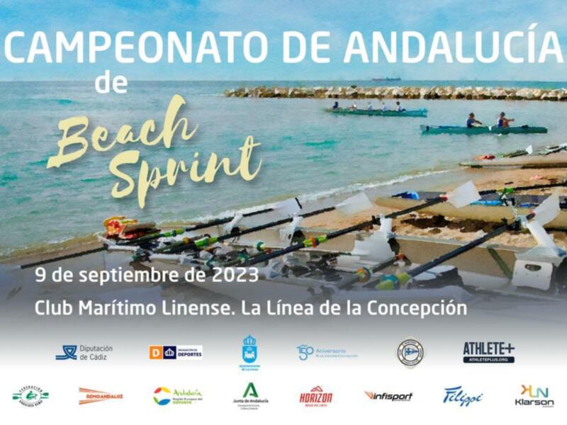 Participación hispalense en el Campeonato de Andalucía de remo beach sprint