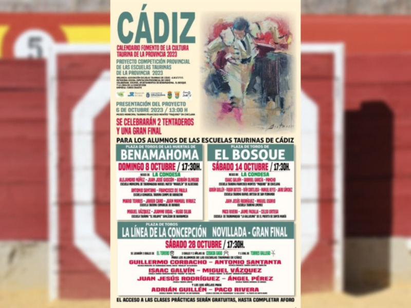 Canal Sur retransmite la "Gran Final" de las escuelas taurinas de Cádiz desde La Línea de la Concepción