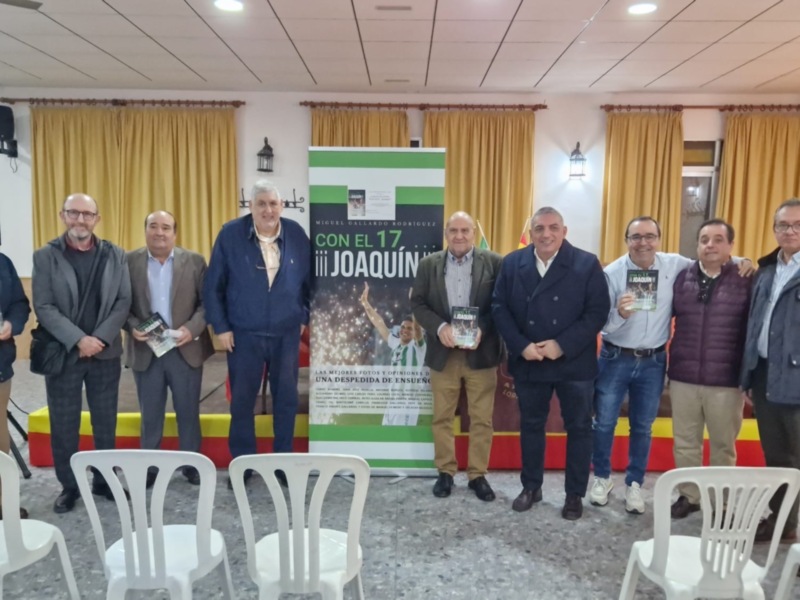 Gran éxito en la presentación en Lora del Río “Con el 17…¡¡¡Joaquín!!!” 