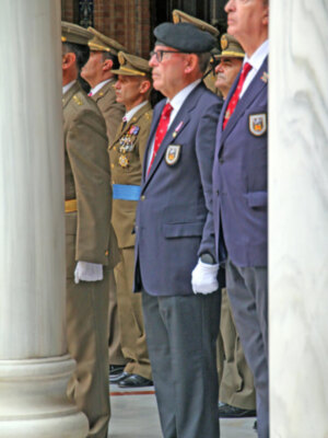Celebración del día de la Inmaculada en el Cuartel General de las Fuerzas Terrestre de Sevilla