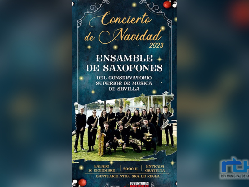 El Ensamble de Saxofones del Conservatorio Superior de Música de Sevilla trae mañana la música de Navidad al Santuario de Regla