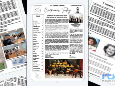 El IES Caepionis lanza un periódico elaborado por alumnos y profesores del centro
