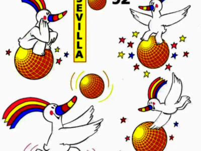 La mascota de la Expo'92 estará presente en los actos deportivos y culturales de 2024 en la ciudad de Sevilla