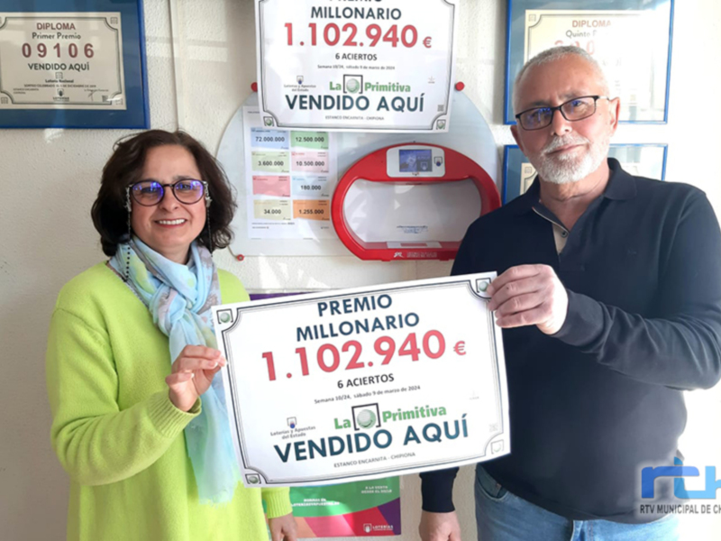 Estanco Encarnita, dos premios de más de un millón de euros en menos de un año y medio en el sorteo de ‘La Primitiva’ 