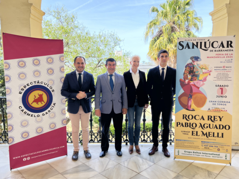 Sanlúcar de Barrameda presenta un hecho histórico para su Feria de la Manzanilla con la alternativa de Germán  Vidal ´El Melli´