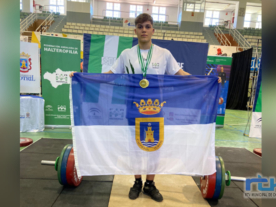 Miguel Ángel Chamorro se proclama Campeón de Andalucía en Halterofilia en su categoría y ello podría situarlo como uno de los 10 mejores de Andalucía
