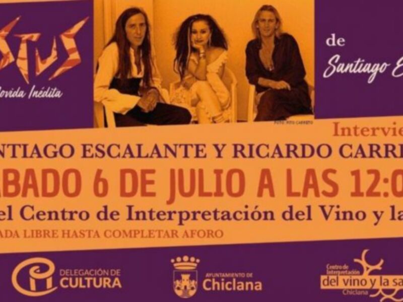 Santiago Escalante presenta mañana en Chiclana su libro sobre su proyecto televisivo ‘Costus. La movida inédita’