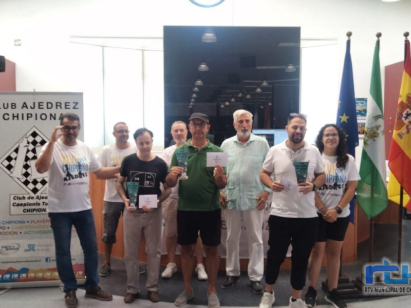 Daniel Martín Macías del club Ajedrez El Castillo de Chipiona, campeón del Open Chipiona de Ajedrez que contó con 58 participantes 