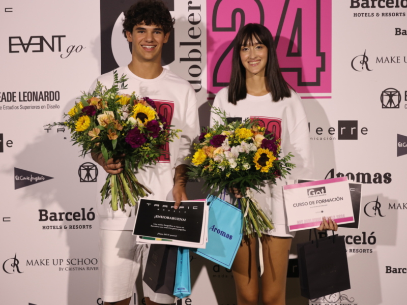 La sevillana Shakira García y el toledano Xian García, ganadores del Concurso Got Dobleerre Models 2024