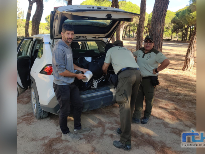 Medio Ambiente y la Delegación Territorial de Desarrollo Sostenible instalan trampas feromonas y kairomonas contra la plaga Escolítido Tomicus 