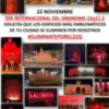 Recordatorio: Sevilla ilumina de rojo la Plaza de España por el Día Internacional del Síndrome 22q11  ﻿