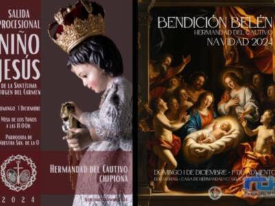 Procesión del Niño Jesús, bendición del Belén y presentación del Cartero Real este domingo en la Hermandad del Cautivo 