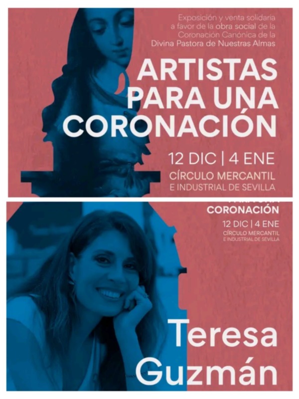 Teresa Guzmán participa en la exposición Artistas para una coronación 
