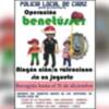 La Policía Local de Chipiona participa en la Operación Benetússer  recogiendo juguetes para los niños de Valencia   