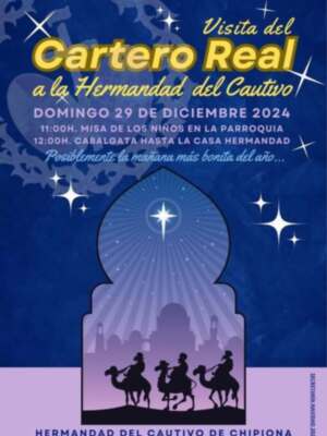 La Hermandad del Cautivo se prepara para el gran día del Cartero Real, figura que este año encarna el equipo de la radiotelevisión municipal
