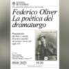 Manuel Monge presenta mañana en Madrid su obra sobre Federico Oliver con charla sobre el teatro español del primer tercio del siglo XX