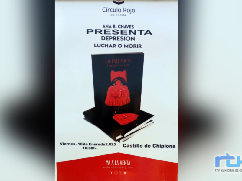 Ana Rosario Chaves presenta su libro ‘Depresión, luchar o morir’ en el Castillo de Chipiona este viernes     