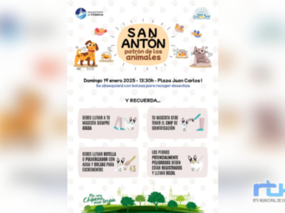 El Ayuntamiento de Chipiona repartirá bolsas a los propietarios de mascotas que acudan a la celebración de San Antón
