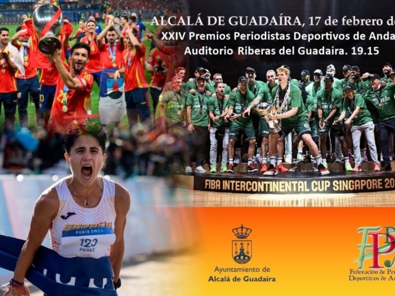 Alcalá de Guadaíra acogerá los Premios Periodistas Deportivos de Andalucía FPDA de 2024 el lunes 17 de febrero
