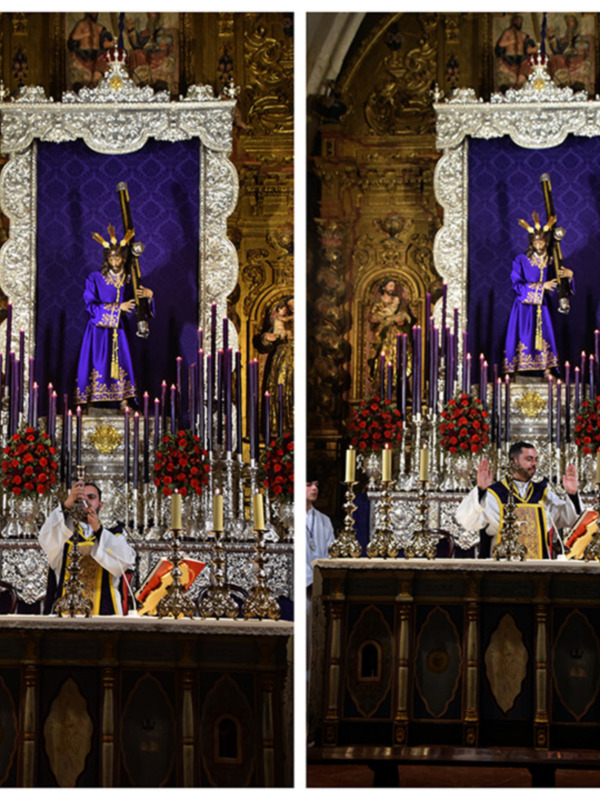  “Tome su cruz y sígame”, la fe se vive con intensidad en el Quinario de Jesús Nazareno  de Alcalá del Río
