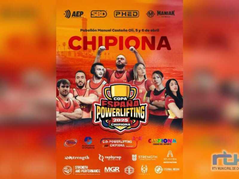 Casi 70 deportistas compiten mañana en Chipiona en la Copa de España de Powerlifting