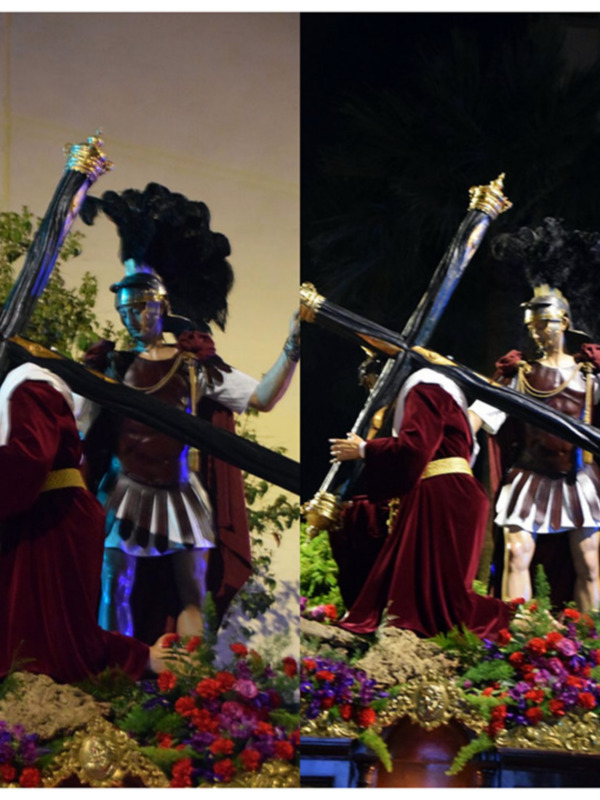 Un barrio volcado con la procesión de Jesús de la Caridad en su Tercera Caída