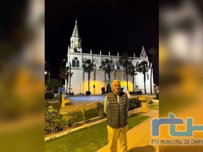 El alcalde de Chipiona anuncia que se va a proceder a la iluminación del Santuario de Regla desde el interior para destacar las vidrieras
