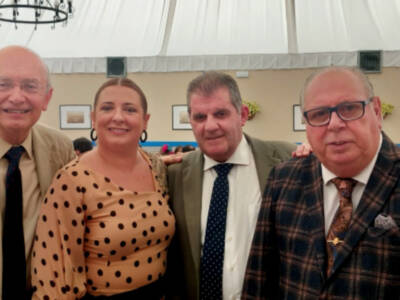 Representantes de la cultura, política y empresa estrechan lazos en el almuerzo del Ateneo de Triana