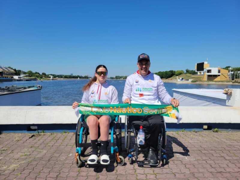 Doble participación del Club Náutico Sevilla en la Copa del Mundo sprint de paracanoa