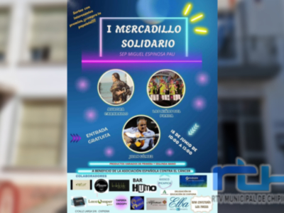 El Centro de Adultos de Chipiona realiza mañana un mercadillo solidario a beneficio de la Asociación contra el cáncer