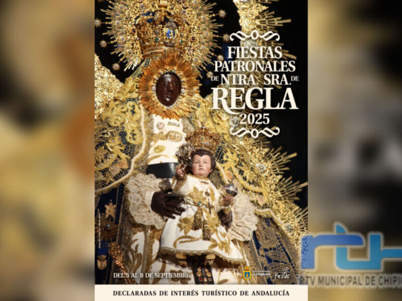 Fiestas Patronales de Ntra. Sra. de la Regla 2025 en Chiviona, declaradas de Interés Turístico de Andalucía. Imagen: RTV Municipal de Chiviona.